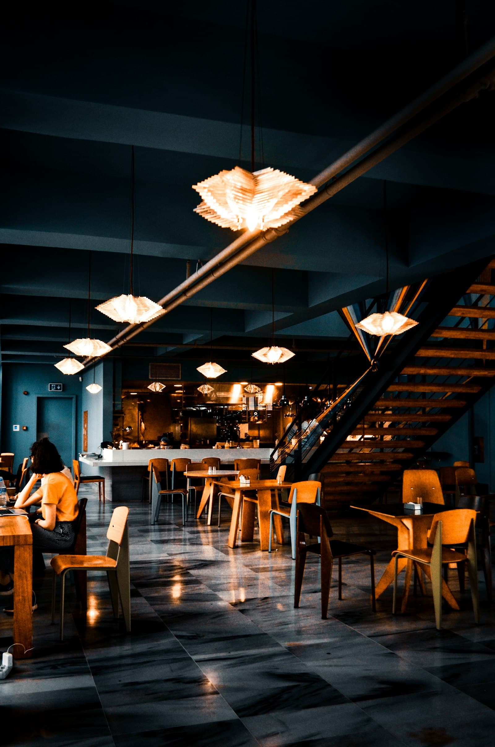 Container food hall plaza
